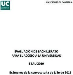 EVALUACIÓN DE BACHILLERATO PARA EL ACCESO A LA UNIVERSIDAD EBAU 2019 - Exámenes de la convocatoria de julio de 2019 - UNIVERSIDAD DE CANTABRIA
