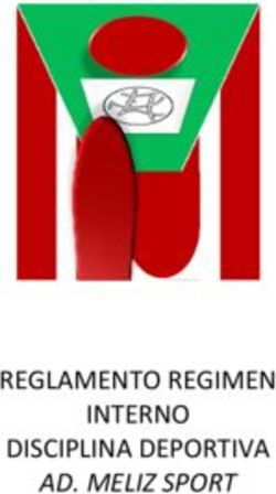 REGLAMENTO REGIMEN INTERNO DISCIPLINA DEPORTIVA - AD. MELIZ SPORT