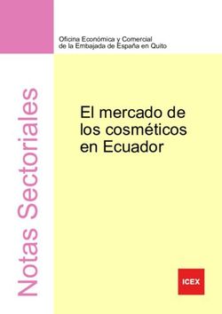 EL MERCADO DE LOS COSM&Eacute;TICOS EN ECUADOR - OFICINA ECON&Oacute;MICA Y COMERCIAL DE LA EMBAJADA DE ESPA&Ntilde;A EN QUITO - EXPORTAPYMES