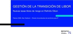 GESTIÓN DE LA TRANSICIÓN DE LIBOR - Nuevas tasas libres de riesgo en Refinitiv Eikon