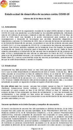 Estado actual de desarrollos de vacunas contra COVID-19