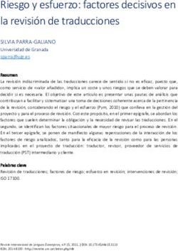 Riesgo y esfuerzo: factores decisivos en la revisi&oacute;n de traducciones - Revistes ...