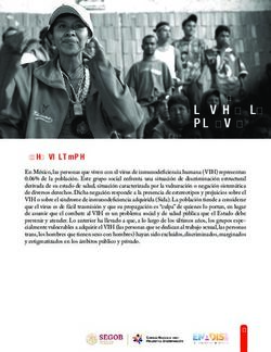 Personas que viven con VIH - ficha temática - Conapred