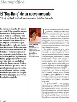 El "Big-Bang" de un nuevo mercado - Un ejemplo de éxito de colaboración público privada