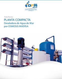 PLANTA COMPACTA Desaladora de Agua de Mar por OSMOSIS INVERSA - Ficha Técnica
