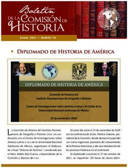 Diplomado de Historia de Am&eacute;rica - Comisiones del IPGH