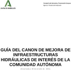 GU&Iacute;A DEL CANON DE MEJORA DE INFRAESTRUCTURAS HIDR&Aacute;ULICAS DE INTER&Eacute;S DE LA COMUNIDAD AUT&Oacute;NOMA - (Actualizada a 08 de octubre de 2021).