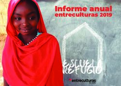 Informe anual entreculturas 2019