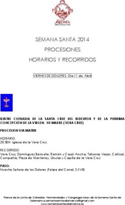 SEMANA SANTA 2014 PROCESIONES HORARIOS Y RECORRIDOS