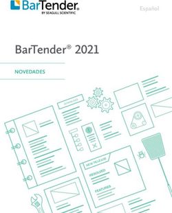 BARTENDER 2021 ESPAÑOL - SEAGULL SCIENTIFIC