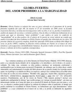 GLORIA FUERTES: DEL AMOR PROHIBIDO A LA MARGINALIDAD