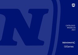 CATÁLOGO MODELOS 2021 - Novomatic Spain