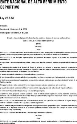 ENTE NACIONAL DE ALTO RENDIMIENTO DEPORTIVO