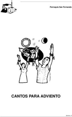 CANTOS PARA ADVIENTO - Parroquia San Fernando