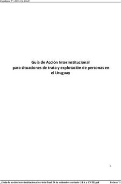 Gu&iacute;a de Acci&oacute;n Interinstitucional para situaciones de trata y explotaci&oacute;n de personas en el Uruguay
