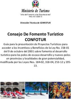 CONFOTUR Consejo De Fomento Turístico - Ministerio de Turismo - Transparencia ...