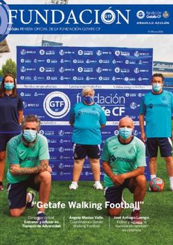 1 "Getafe Walking Football" &Aacute;ngela Macias Valle. Coordinadora Getafe