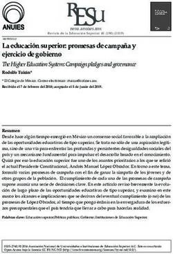 La educación superior: promesas de campaña y ejercicio de gobierno