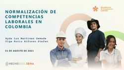 NORMALIZACI&Oacute;N DE - 31 DE AGOSTO DE 2021 Ayda Luz Mart&iacute;nez Gemade Olga Roc&iacute;o Alfonso Stefen - OIT ...