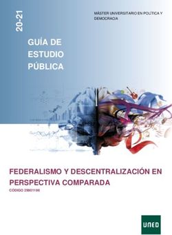 GU&Iacute;A DE ESTUDIO P&Uacute;BLICA - FEDERALISMO Y DESCENTRALIZACI&Oacute;N EN PERSPECTIVA COMPARADA - Sanz y Torres