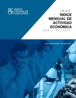 ÍNDICE MENSUAL DE ACTIVIDAD ECONÓMICA - ABRIL DE 2021