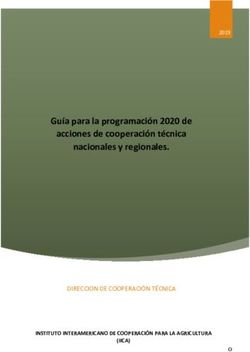 Guía para la programación 2020 de acciones de cooperación técnica nacionales y regionales - DIRECCION DE COOPERACIÓN TÉCNICA