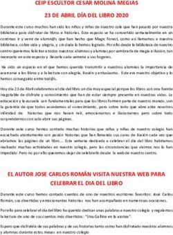CEIP ESCULTOR CESAR MOLINA MEGIAS 23 DE ABRIL D&Iacute;A DEL LIBRO 2020