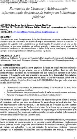 Formación de Usuarios y Alfabetización informacional: dinámicas de trabajo en bibliotecas públicas