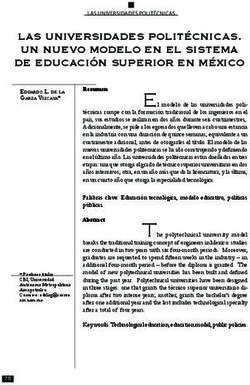 LAS UNIVERSIDADES POLIT&Eacute;CNICAS. UN NUEVO MODELO EN EL SISTEMA DE EDUCACI&Oacute;N SUPERIOR EN M&Eacute;XICO