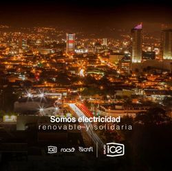 Somos electricidad renovable y solidaria - Grupo ICE