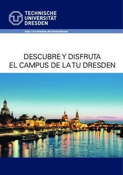 DESCUBRE Y DISFRUTA EL CAMPUS DE LA TU DRESDEN