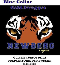 GUIA DE CURSOS DE LA PREPARATORIA DE NEWBERG