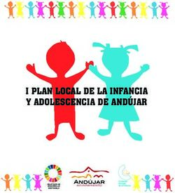 I PLAN LOCAL DE LA INFANCIA Y ADOLESCENCIA DE AND&Uacute;JAR