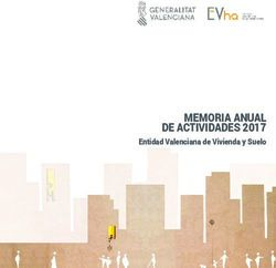 MEMORIA ANUAL DE ACTIVIDADES 2017 - Entidad Valenciana de Vivienda y Suelo - EVHA