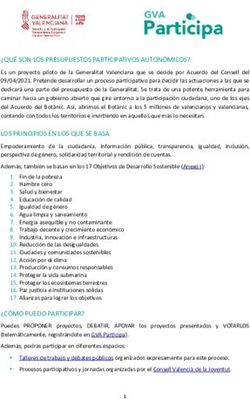 QUÉ SON LOS PRESUPUESTOS PARTICIPATIVOS AUTONÓMICOS?