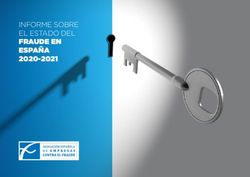 FRAUDE EN ESPA&Ntilde;A 2020-2021 - INFORME SOBRE EL ESTADO DEL
