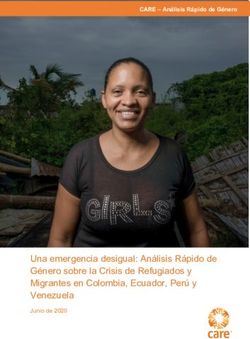 Una emergencia desigual: An&aacute;lisis R&aacute;pido de G&eacute;nero sobre la Crisis de Refugiados y Migrantes en Colombia, Ecuador, Per&uacute; y Venezuela - Junio de ...