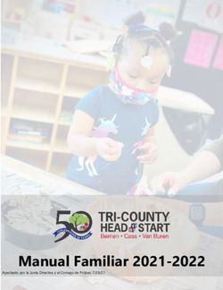 Manual Familiar 2021-2022 - Tri-County Head Start