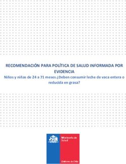 RECOMENDACIÓN PARA POLÍTICA DE SALUD INFORMADA POR EVIDENCIA - Niños y niñas de 24 a 71 meses Deben consumir leche de vaca entera o reducida en ...