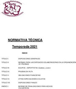 NORMATIVA T&Eacute;CNICA Temporada 2021 - Federaci&oacute;n Alavesa de ...