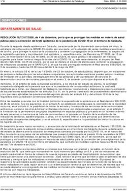 DISPOSICIONES DEPARTAMENTO DE SALUD