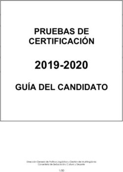 2019-2020 PRUEBAS DE CERTIFICACIÓN GUÍA DEL CANDIDATO - Dirección General de Política Lingüística y Gestión del Multilingüismo - Generalitat ...