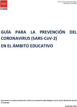 GUÍA PARA LA PREVENCIÓN DEL CORONAVIRUS (SARS-COV-2) EN EL ÁMBITO EDUCATIVO