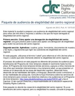 Paquete de audiencia de elegibilidad del centro regional - CA.gov