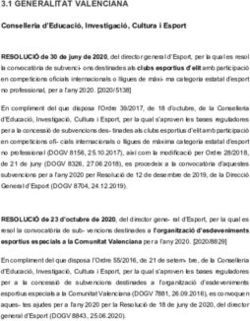 3.1 GENERALITAT VALENCIANA - Conselleria d'Educació, Investigació, Cultura i Esport - València