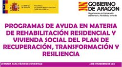 PROGRAMAS DE AYUDA EN MATERIA DE REHABILITACIÓN RESIDENCIAL Y VIVIENDA SOCIAL DEL PLAN DE RECUPERACIÓN, TRANSFORMACIÓN Y RESILIENCIA - JORNADA ...