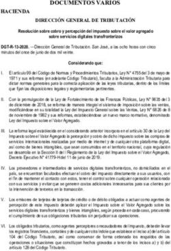 DOCUMENTOS VARIOS - Alertas - Directorio Legislativo