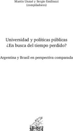 Universidad y políticas públicas En busca del tiempo perdido? - Argentina y Brasil en perspectiva comparada