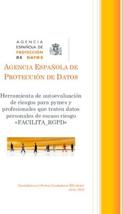 AGENCIA ESPAÑOLA DE PROTECCIÓN DE DATOS "FACILITA_RGPD" - Herramienta de autoevaluación de riesgos para pymes y profesionales que traten datos ...