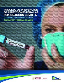 Proceso de prevenci&oacute;n de infecciones para las personas con covid-19 - (enfermedad por sars-cov-2). contactos y personal de salud